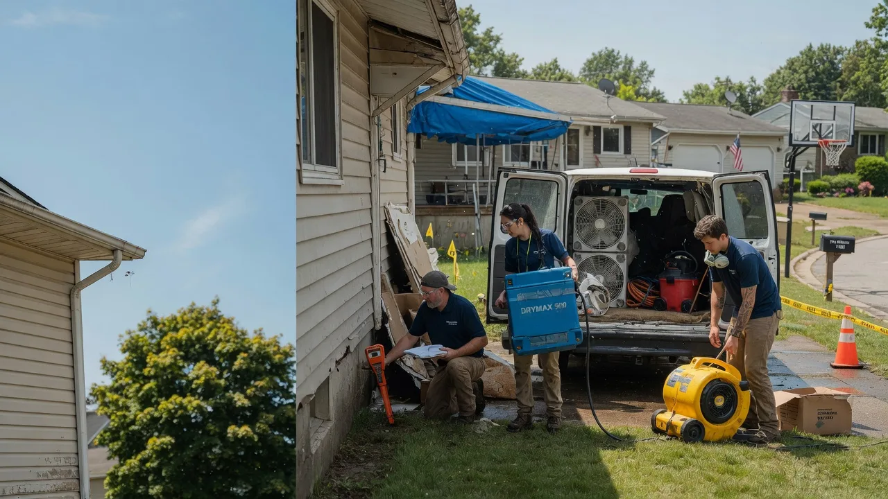 Ceiling Leak Cleanup in Forrest, IL near me